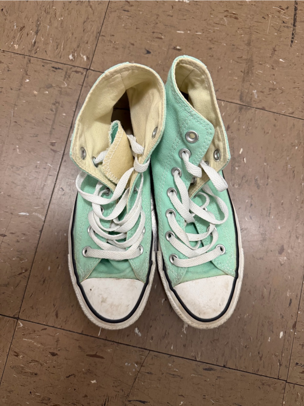 Mint High-Top Converse